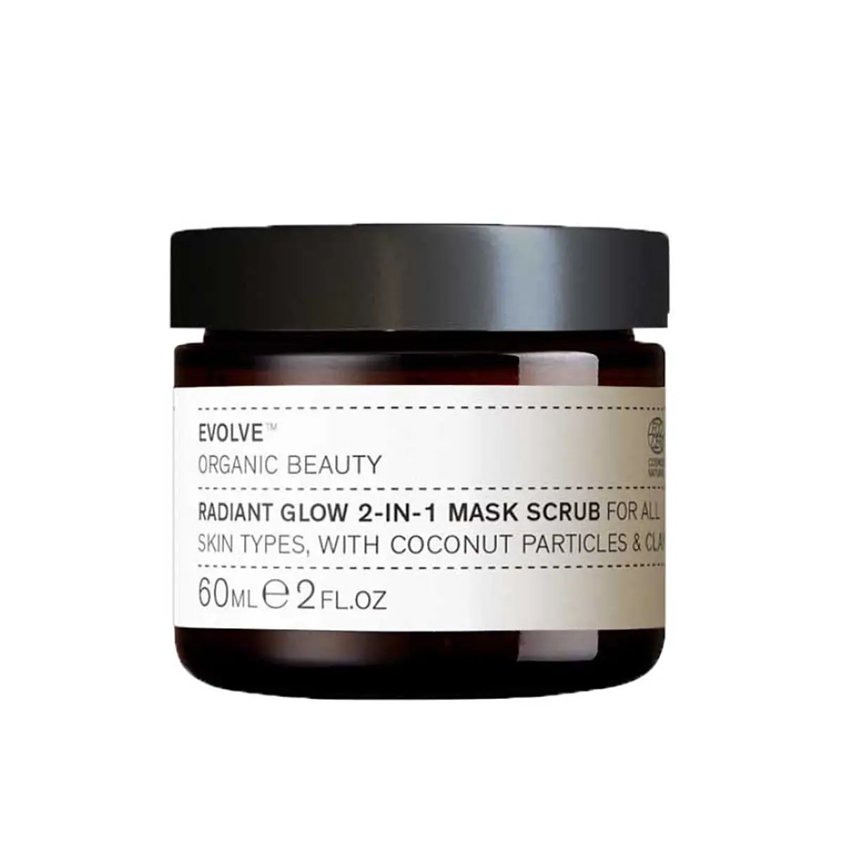 Evolve Radiant Glow 2 In 1 Mask Scrub 60 Ml