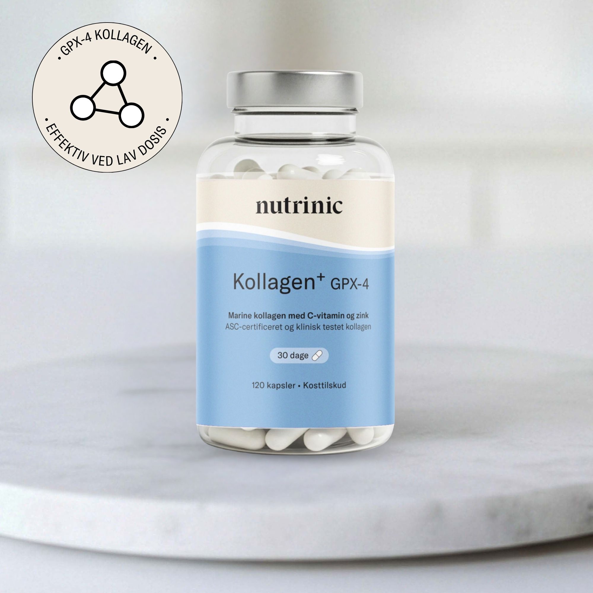 Nutrinic Kollagen Gpx 4 120 Kapsler