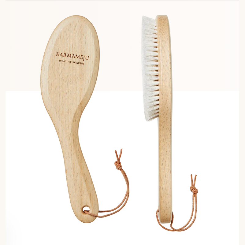 Karmameju Buff Naturlig Tørbørste Long Handle