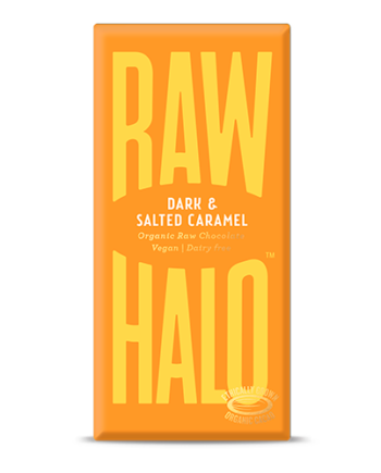 Raw Halo Chokolade Dark   Salted Caramel  økologisk