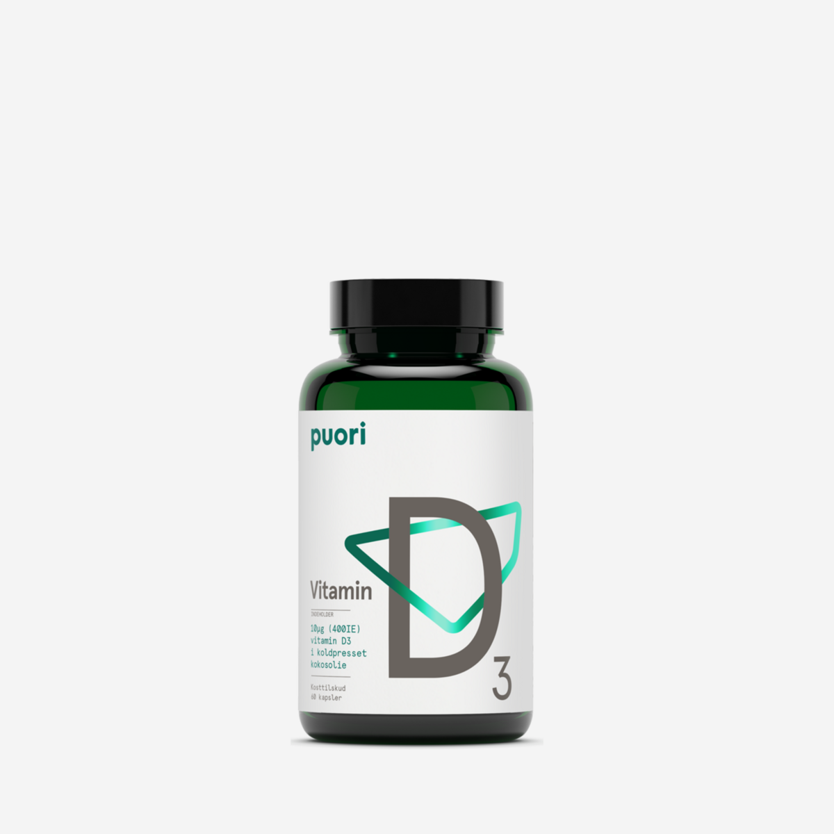 Puori Vitamin D3 60 Kapsler