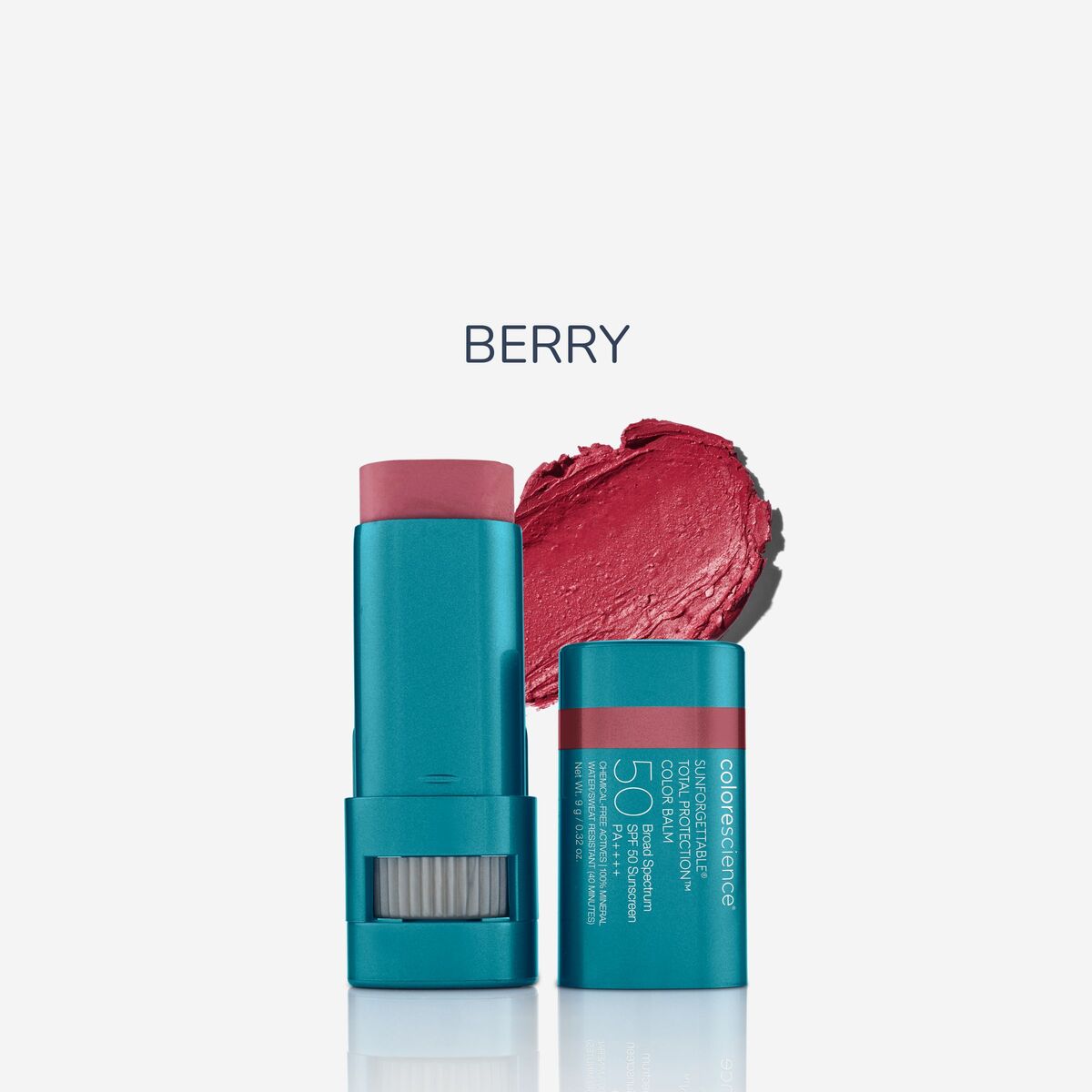 Total Protection Color Balm Spf 50 Berry 9 G