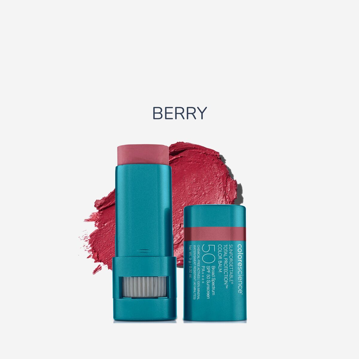 Total Protection Color Balm Spf 50 Berry 9 G