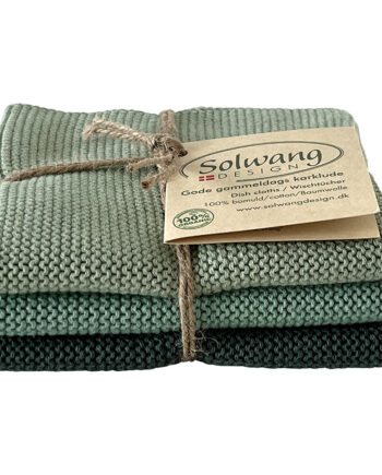 Solvang Almuegrøn Kombi Karklude  økologisk   1 Pk