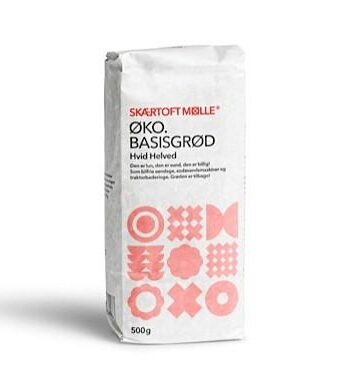 Basisgrød Hvid Helved økologisk   500 Gram