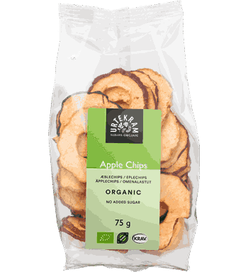 æblechips økologiske   75 Gram