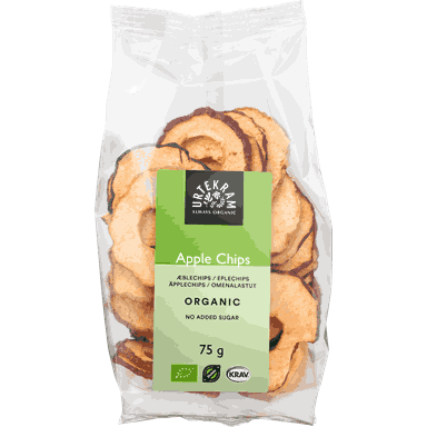 æblechips økologiske 75 Gram