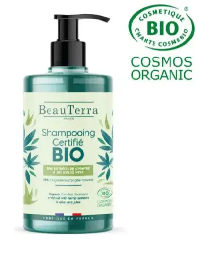 Beau Terra økologisk Shampoo M Grøn Te Duft 750ml