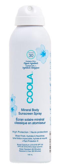 Coola Mineral Body Spray Fragrance Free Spf 30 148ml