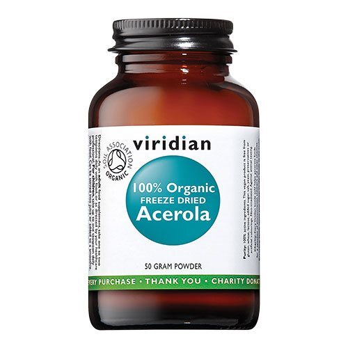 Acerola C Vitamin Pulver økologisk 50 Gram