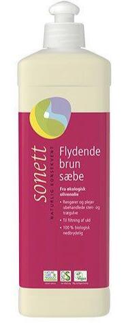 Brun Sæbe Flydende 500 Ml