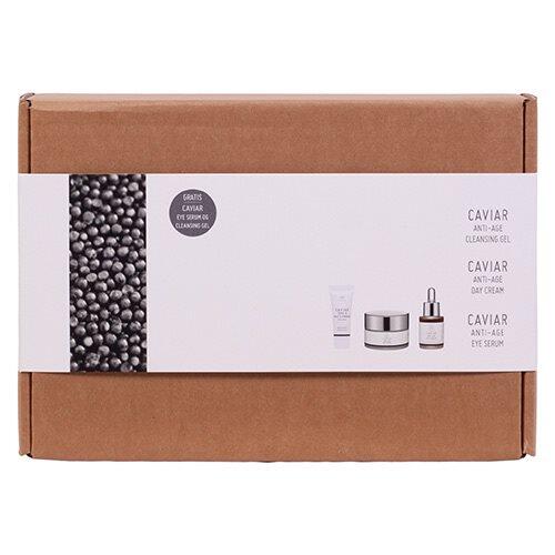 Naturfarm Gaveæske Caviar Cleansing Gel Day Creme Eye Serum
