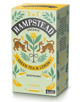 Hampstead Grøn Te   Citron ø Demeter   20 Breve