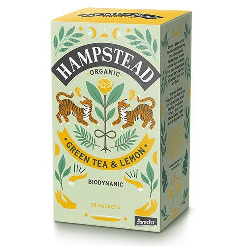 Hampstead Grøn Te Citron ø Demeter 20 Breve