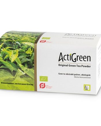 Grøn The Ekstrakt Pulver Actigreen økologisk   40 Breve