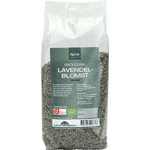 Lavendelblomst Blå Tørret økologisk 100 Gram
