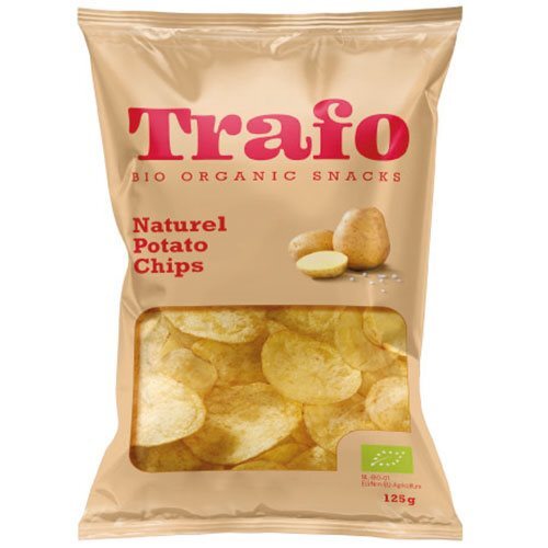 Kartoffelchips M Salt økologisk 125 Gram