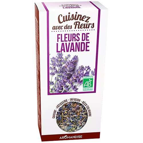 Lavendelblomster økologisk 40 Gram