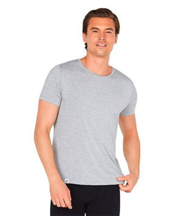 Boody Men? S Crew Neck T Shirt Lysegrå Str M