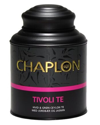 Chaplon Tivoli Grøn Hvid Te Dåse økologisk   160 Gram