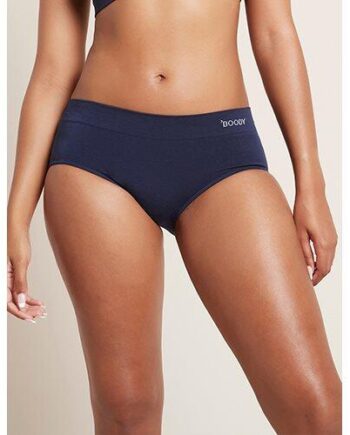 Boody Midi Briefs Trusser  Navy Str  M  1stk