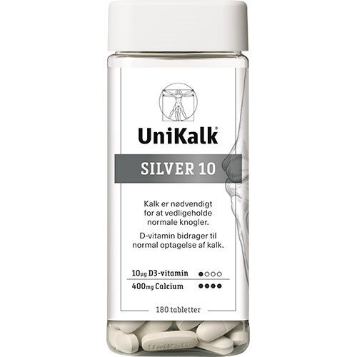 Unikalk Silver 10 180 Tabletter