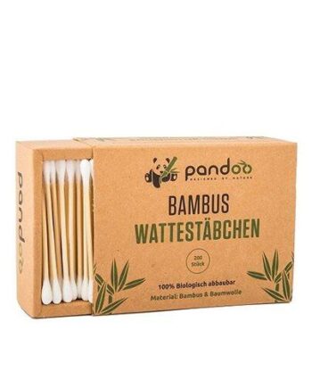Vatpinde Af Bambus Og Bomuld   200 Stk
