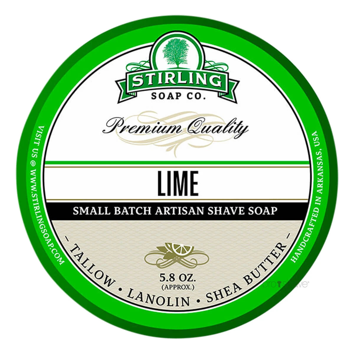 Stirling Soap Company Barbersæbe  Lime  170 Ml