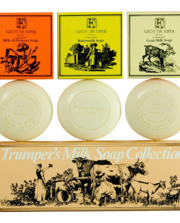 Geo F  Trumper Håndsæbe  Milk Soap Collection  3 X 75 Gr