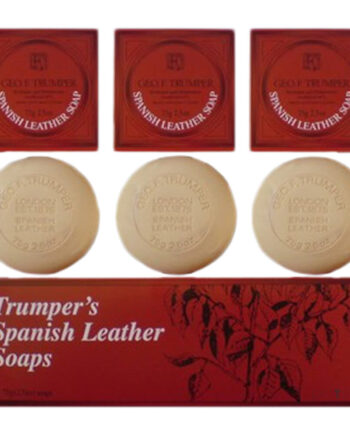 Geo F  Trumper Håndsæbe  Spanish Leather  3 X 75 Gr