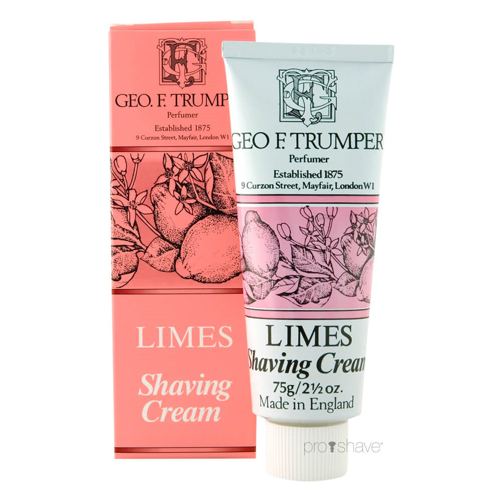 Geo F  Trumper Barbercreme På Tube  Limes  75 Gr