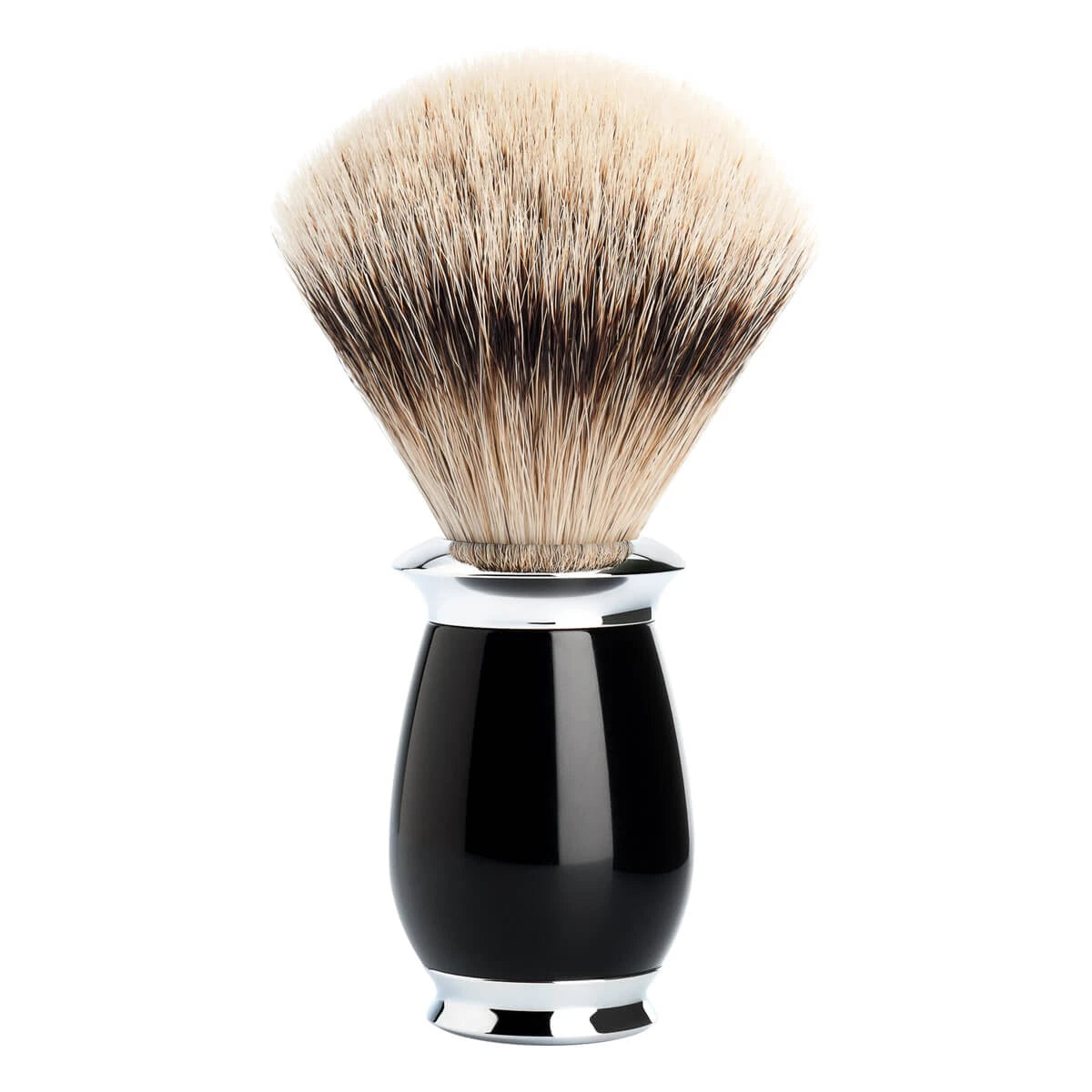 M? Hle Shaving Silvertip Barberkost  21 Mm  Purist  Sort Kunstharpiks