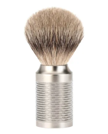 M? Hle Shaving Silvertip Barberkost  21 Mm  Rocca  Rustfrit Stål   Mat Finish