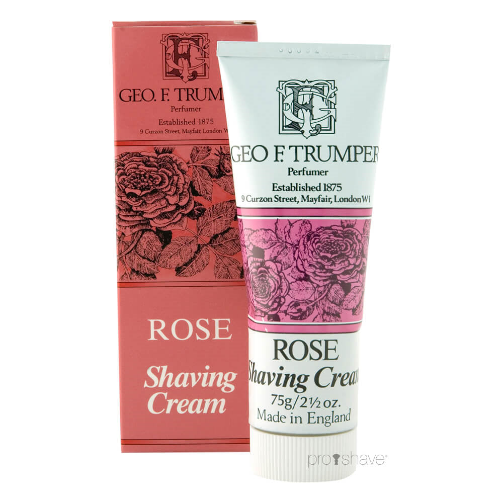 Geo F  Trumper Barbercreme På Tube  Rose  75 Gr