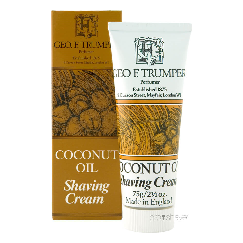 Geo F  Trumper Barbercreme På Tube  Kokos  75 Gr