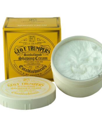 Geo F  Trumper Barbercreme I Skål  Sandeltræ  200 Gr