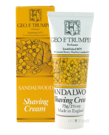 Geo F  Trumper Barbercreme På Tube  Sandeltræ  75 Gr