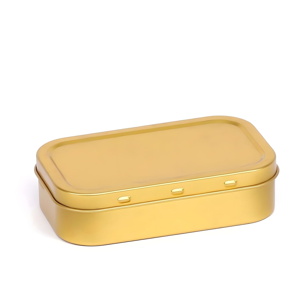 100 Ml Guld Farvet Blikæske
