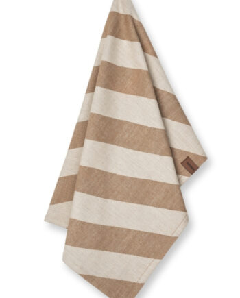 Humdakin Viskestykke I Bomuld  Quot Beige Candy Quot    2 Stk