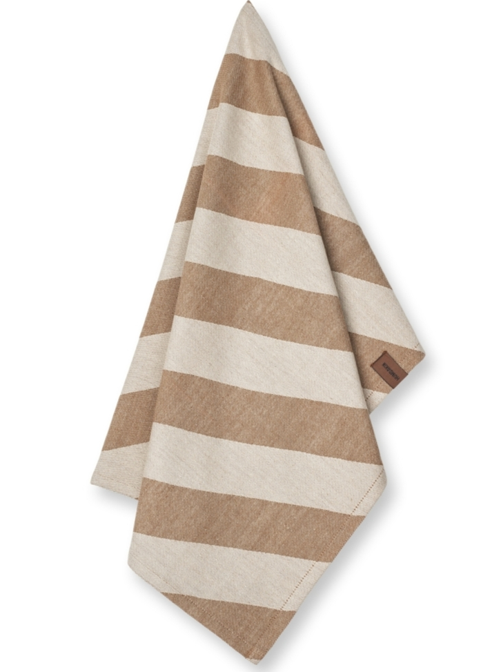 Humdakin Viskestykke I Bomuld  Quot Beige Candy Quot    2 Stk