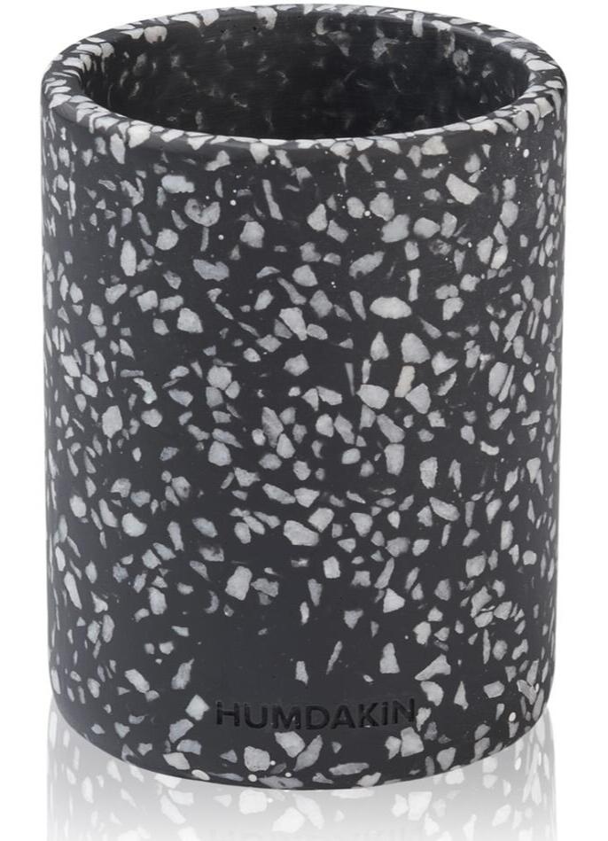 Humdakin Lucca Terrazzo Vase Med Låg  Sort