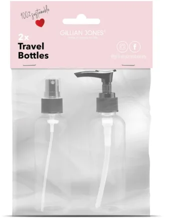 Gillian Jones 2 X 100 Ml Rejsestørrelser Pumpe Og Spray