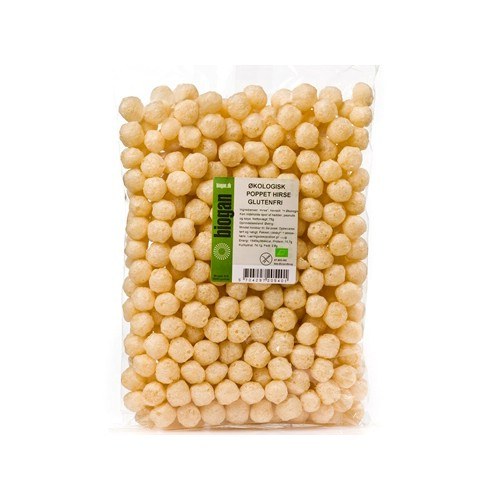 Poppede Hirse økologisk   150 Gram