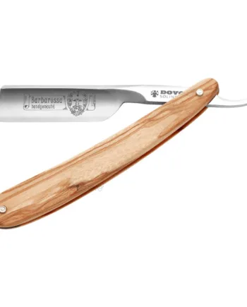 Dovo Solingen Straight Razor 5 8  Square Point  Barbarossa  Kort  Oliventræ