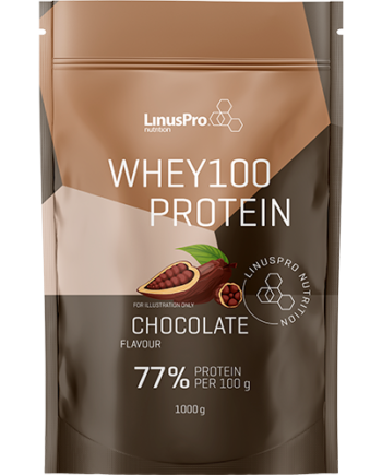 Linuspro Whey100 Chokolade 77  Protein   400g