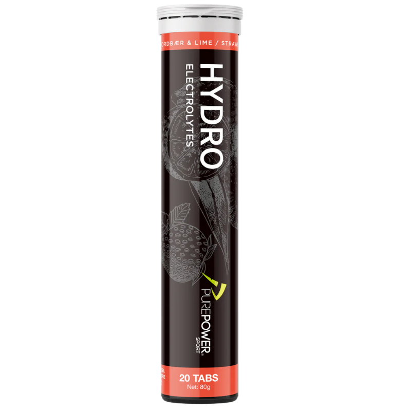 Purepower Hydro Jordbær Lime 20 Tabs