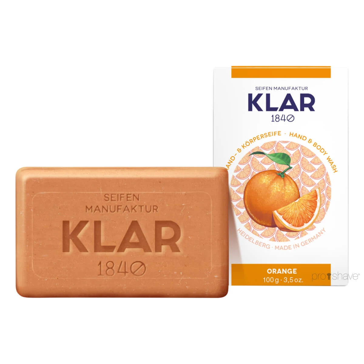 Klar Seifen Sæbe  Appelsin  100 Gr