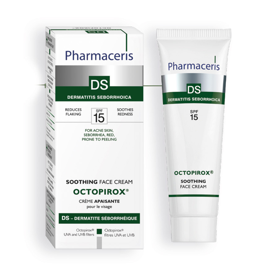 Pharmaceris Ds Octopirox Beroligende Ansigtscreme  Spf 15  30ml