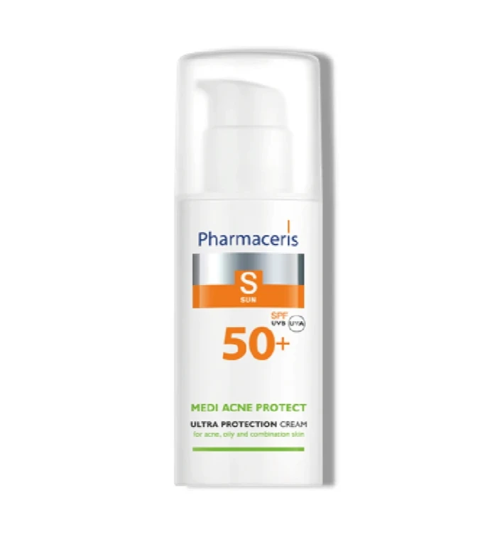 Pharmaceris S Ultra Solbeskyttende Ansigtscreme  For Urenhud Spf 50  50ml