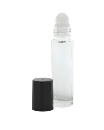 10 Ml  Klar Glasflaske Med Rullehoved
